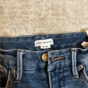 Good American High Rise Blue Jeans